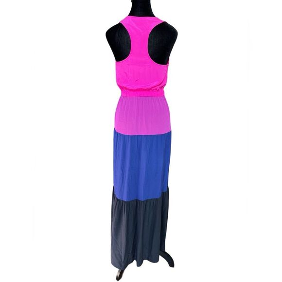 Twelfth Street by Cynthia Vincent Silk Maxi Dress Size XS Lightweight Long Dress - Picture 6 of 8